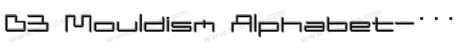 D3 Mouldism Alphabet字体转换